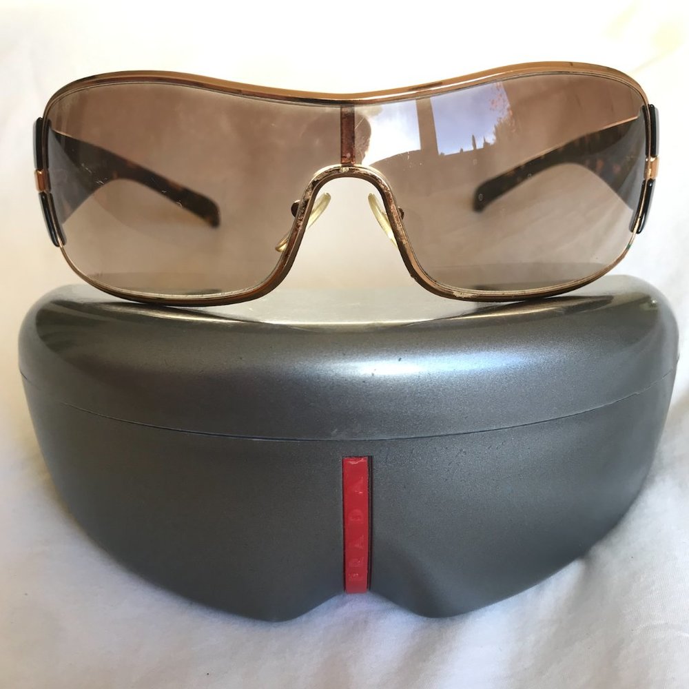 Prada Sunglasses SPR 611 (aviator/shield style)